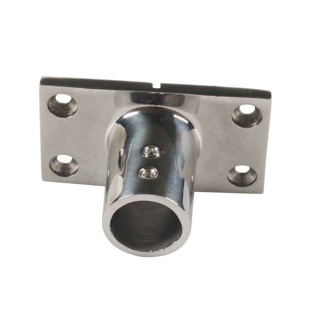A8767 90-Degree Square Tube Base Stainless Steel 316 Hardware Accessories for Boats, Yachts