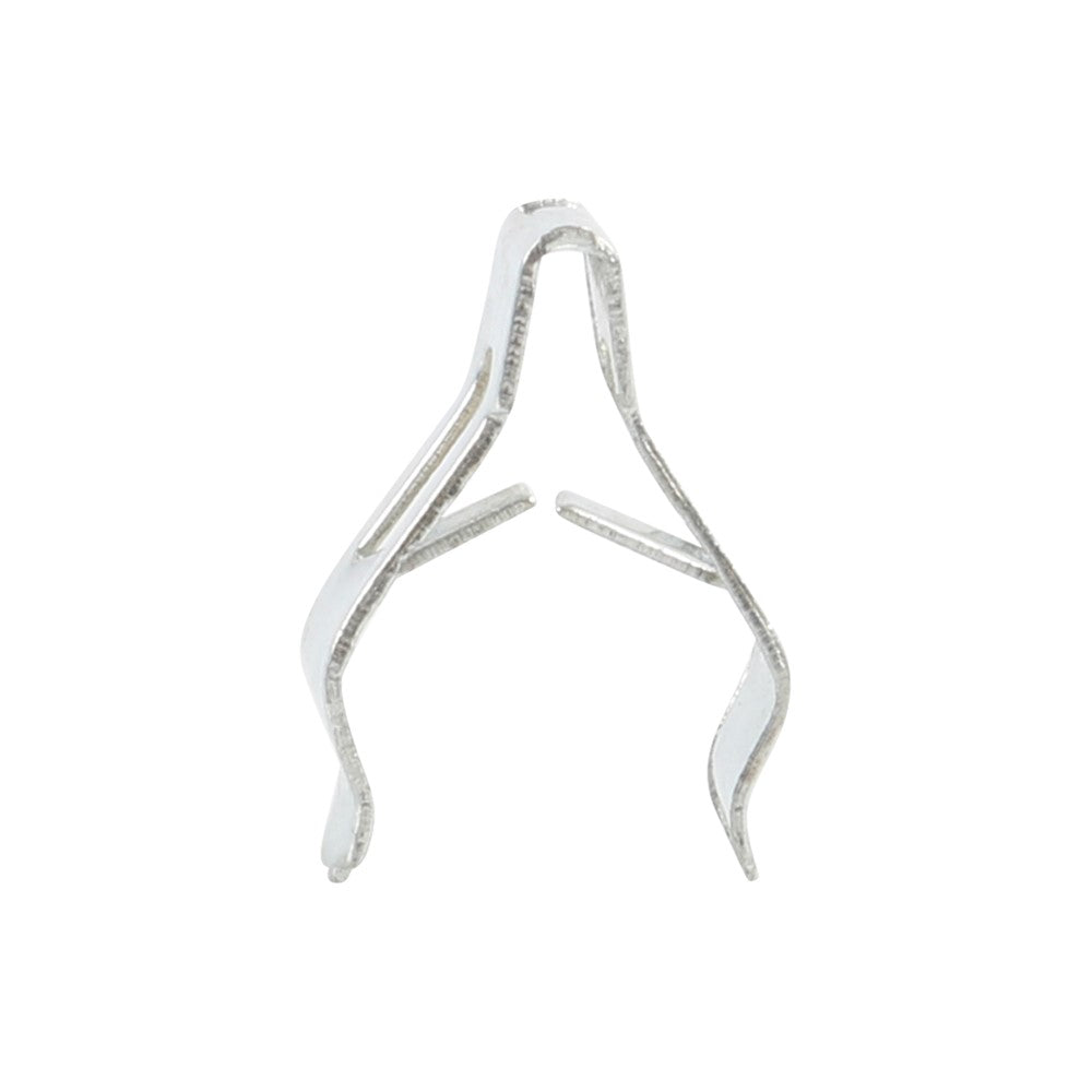 A8243 50Pcs 2# Car Interior Trim Clips Carbon Steel Moulding Fastener, with Plastic Box
