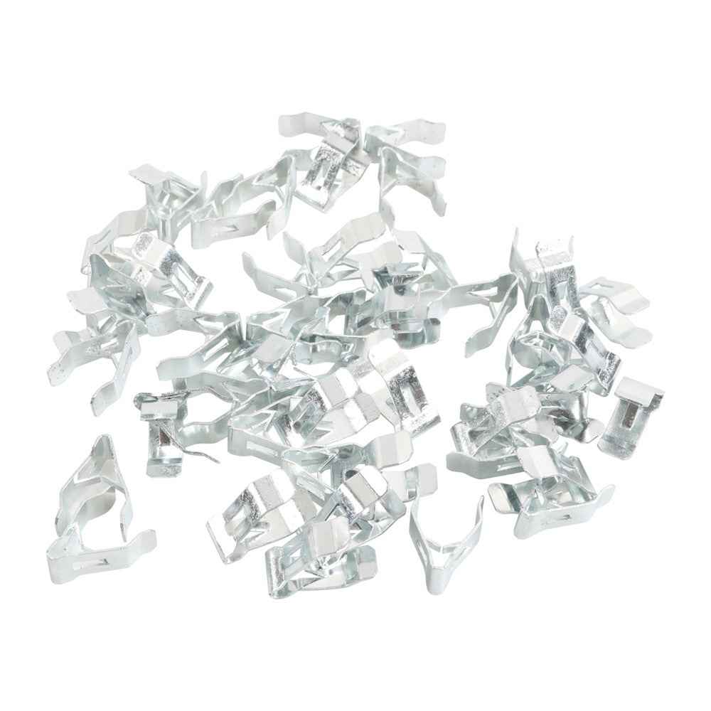A8247 50Pcs 6# Carbon Steel Car Interior Trim Clips Moulding Fastener, with Plastic Box