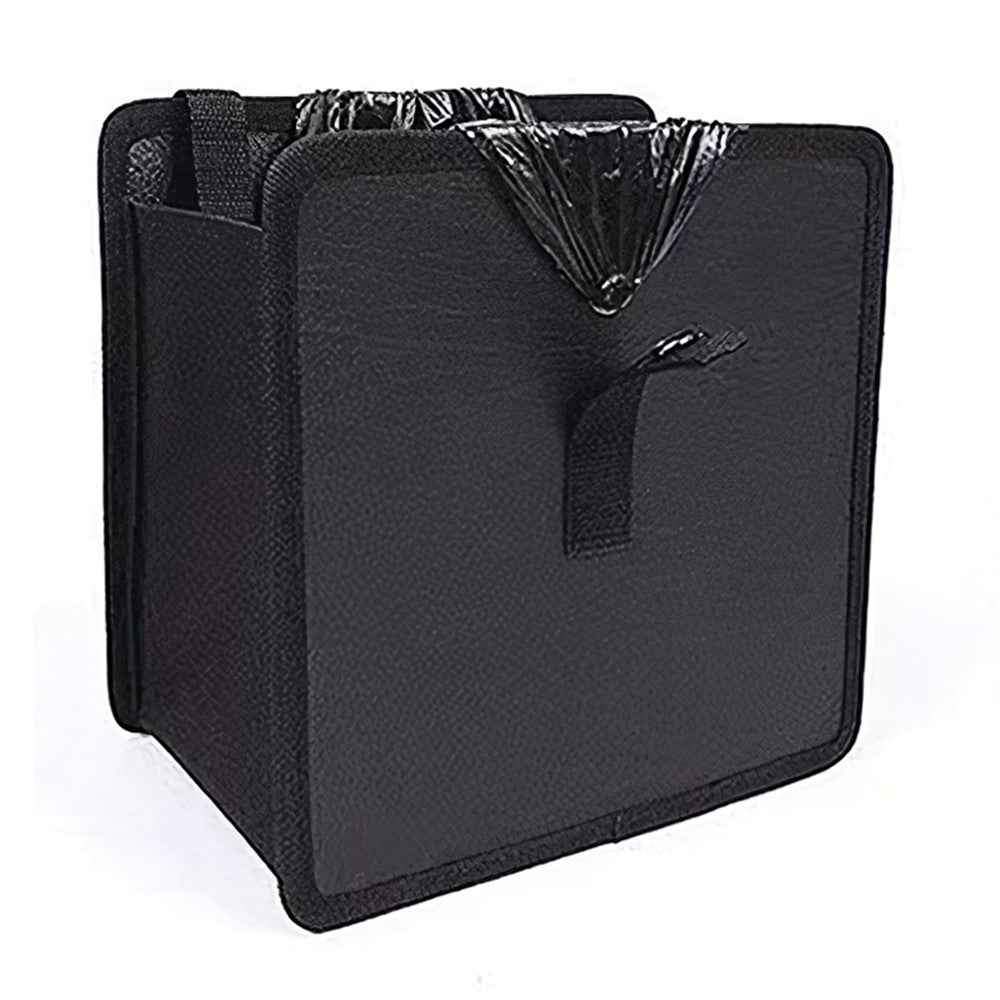 Car Hanging Storage Bag Waterproof Oxford Cloth Car Seat Back Trash Bin, 27*27*14.5cm