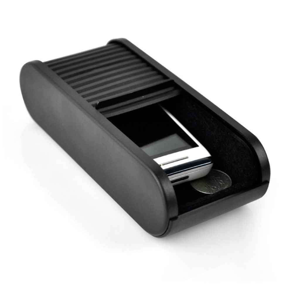 Multifunctional Car Organizer Durable ABS Draw-Out Storage Box Holding Tray Bin