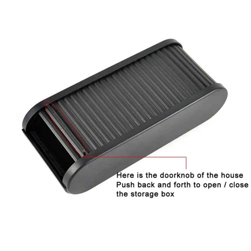 Multifunctional Car Organizer Durable ABS Draw-Out Storage Box Holding Tray Bin