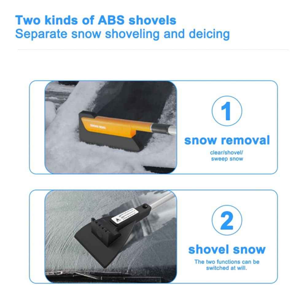 Telescopic Car Snow Shovel Defrost Deicing Brush Cleaning Tool (Standard Version)