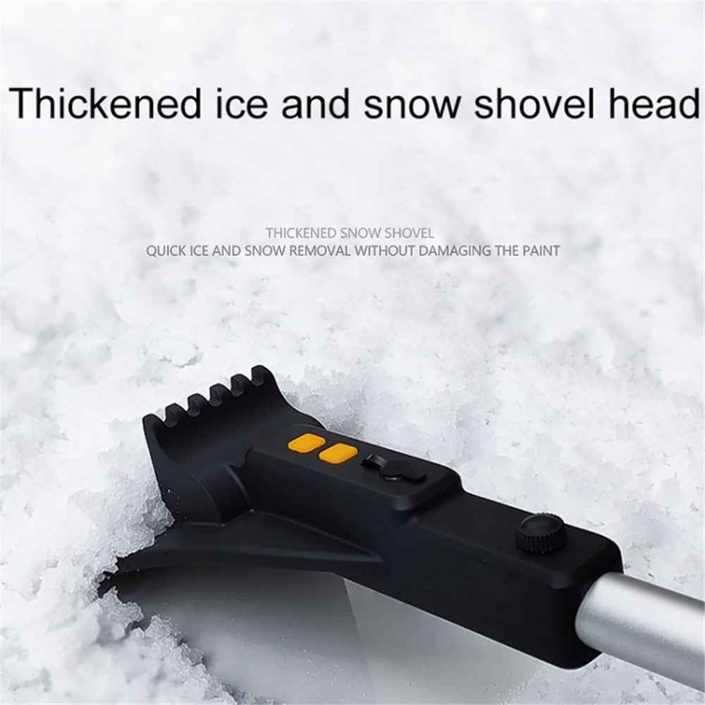Telescopic Car Snow Shovel Defrost Deicing Brush Cleaning Tool (with Light)