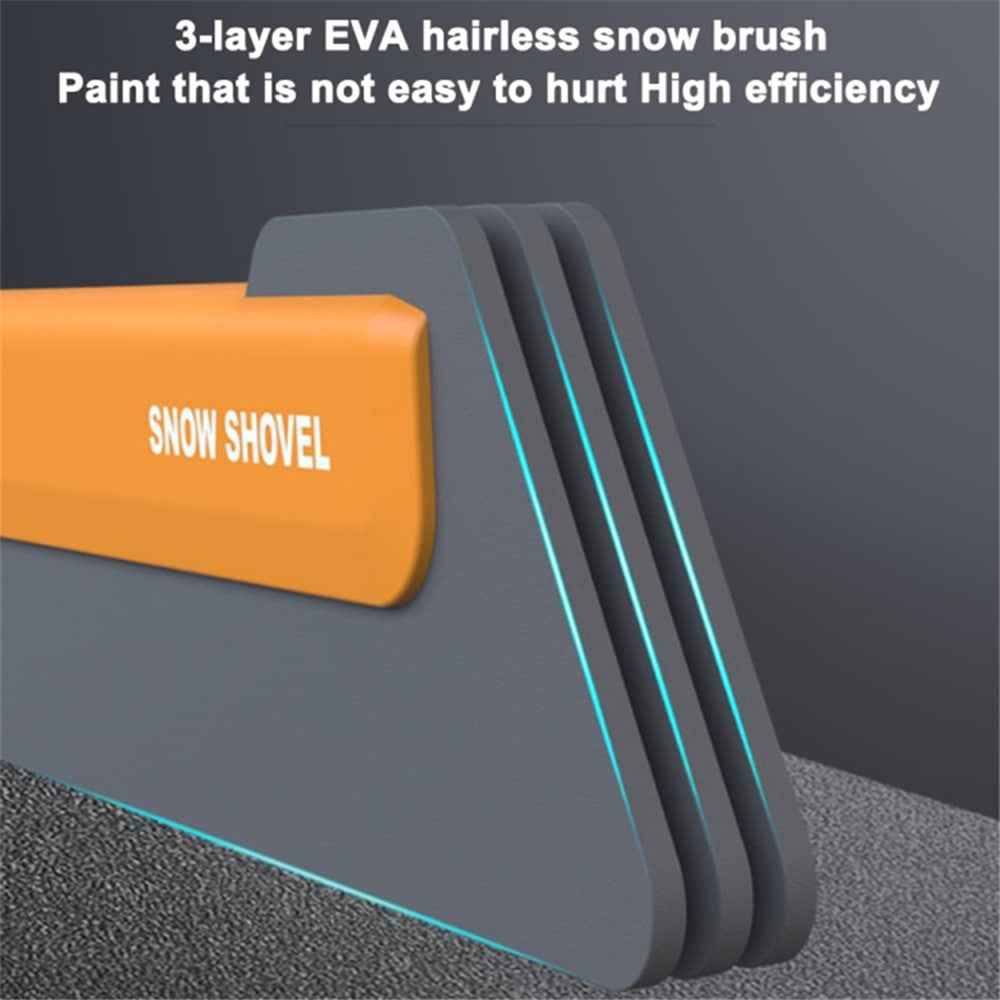 Telescopic Car Snow Shovel Defrost Deicing Brush Cleaning Tool (with Light)