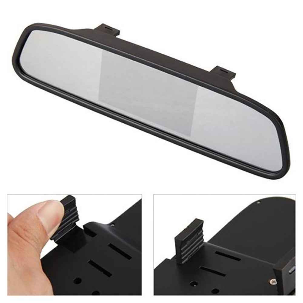 RH-315 4.3-inch Rearview Mirror Display 2.4G Wireless License Plate Backup Camera Set  for Car / Truck