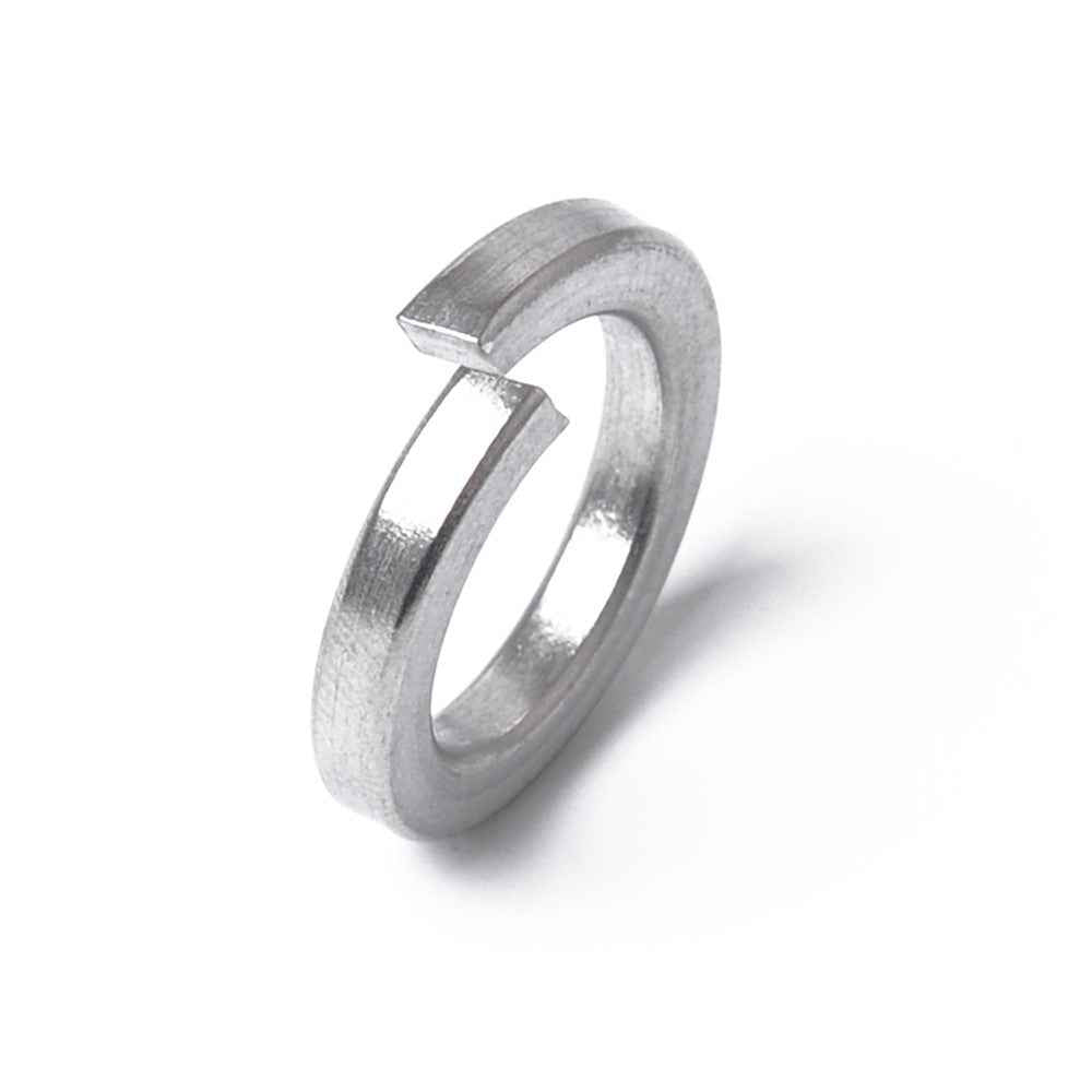 A1180 410Pcs M2-M10 Stainless Steel Assorted Spring Washers with Plastic Box