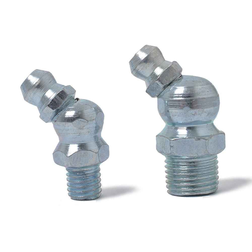 A0829 50Pcs Straight and Angled Hydraulic Grease Fitting Assortment Kit