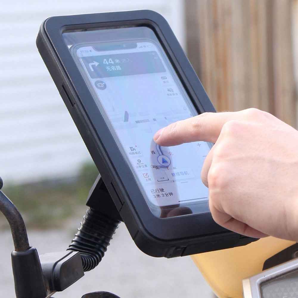 2209 Waterproof Motorcycle Touch Screen Phone Mount Magnetic Plastic Holder Bracket