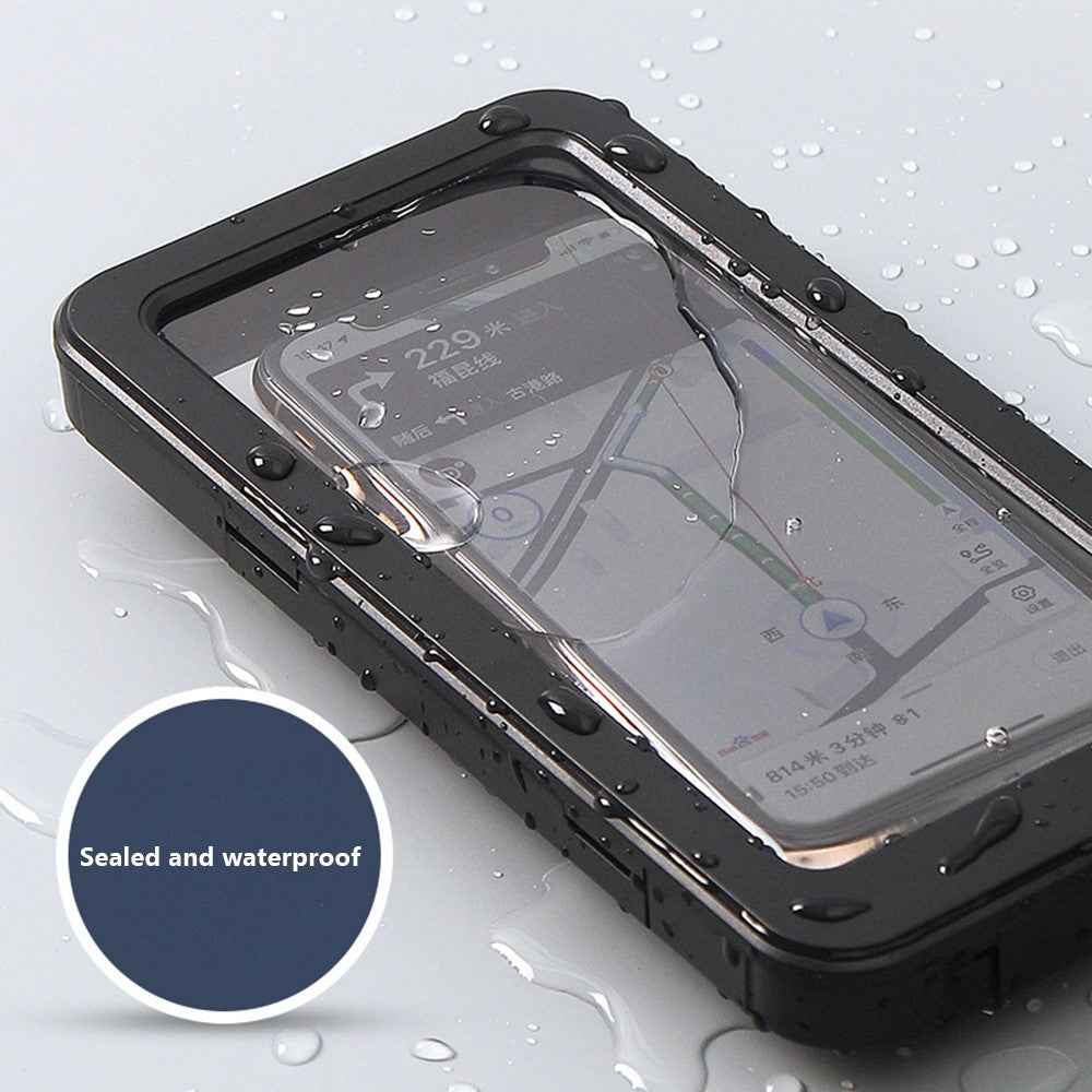2209 Waterproof Motorcycle Touch Screen Phone Mount Magnetic Plastic Holder Bracket