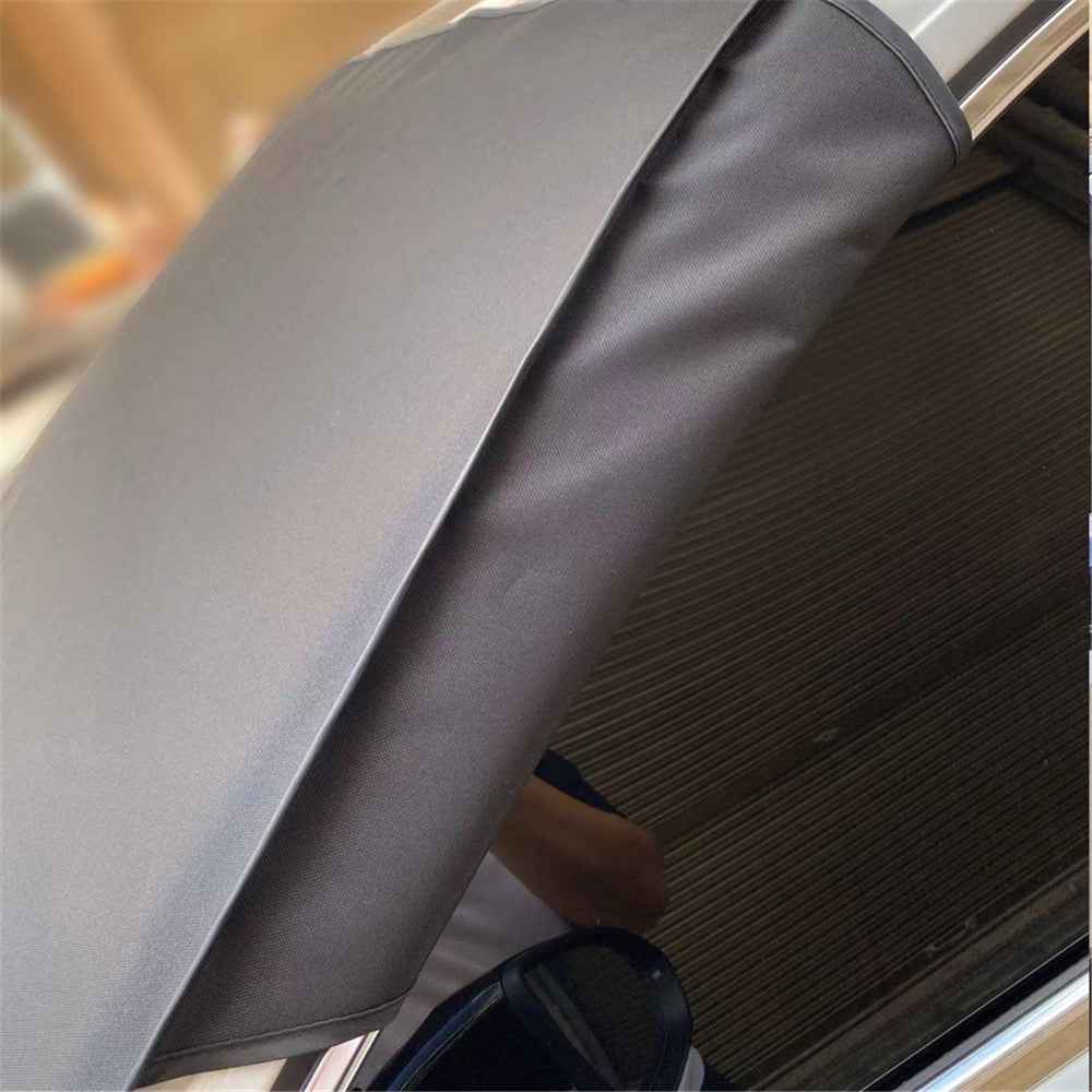 SUV Windshield Cover Thicken 600D Oxford Cloth Black Anti-freeze Sunshade Snow-proof Cloth