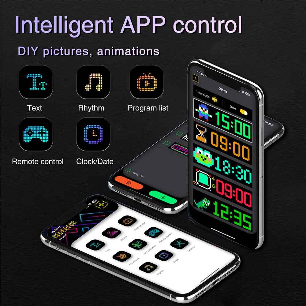 RP937 Car Rear Windshield Flexible LED Screen Display Message Scrolling Sign APP Control