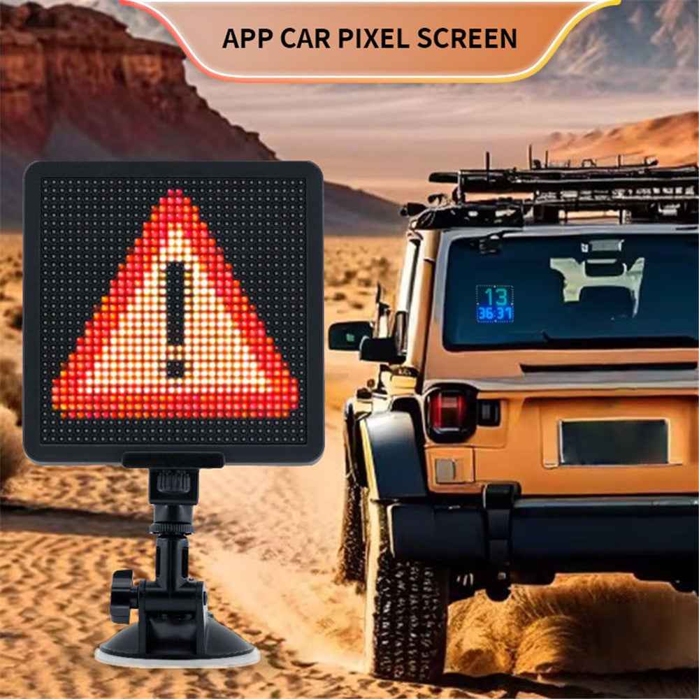 P32SR Pixel Display Screen Smartphone App Control 32x32 Pixel LED Car Sign LED Screen