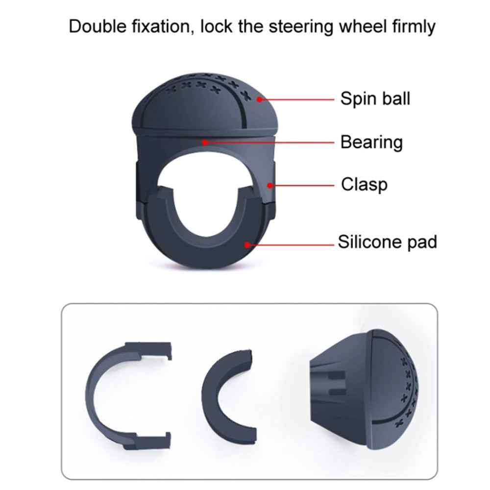 Steering Wheel Power Handle Aid Silicone Car Turning Handle Ball