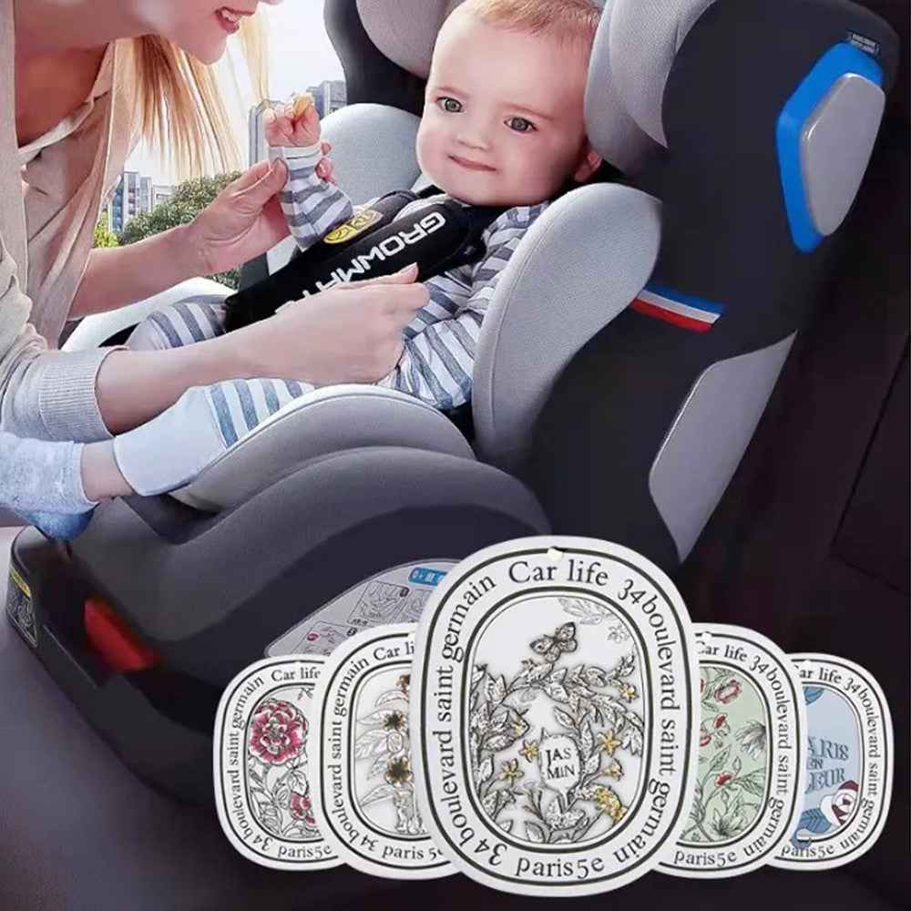 Car Scented Sheet Aroma Paper Vehicle Interior Long-lasting Air Freshener Hanging Decor - Mimosa