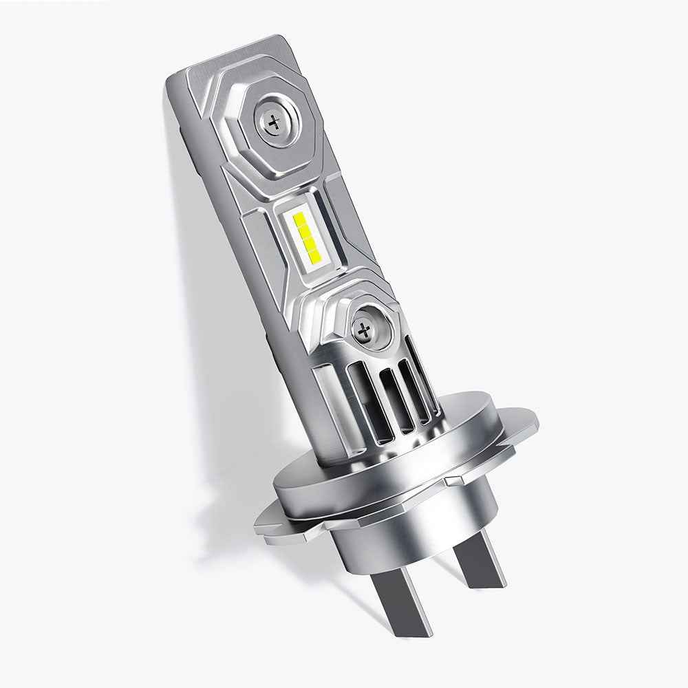 HAIZG 2Pcs H7 Car LED Head Lamp Bulbs 10000LM 50W Aviation Grade Aluminum LED Headlight