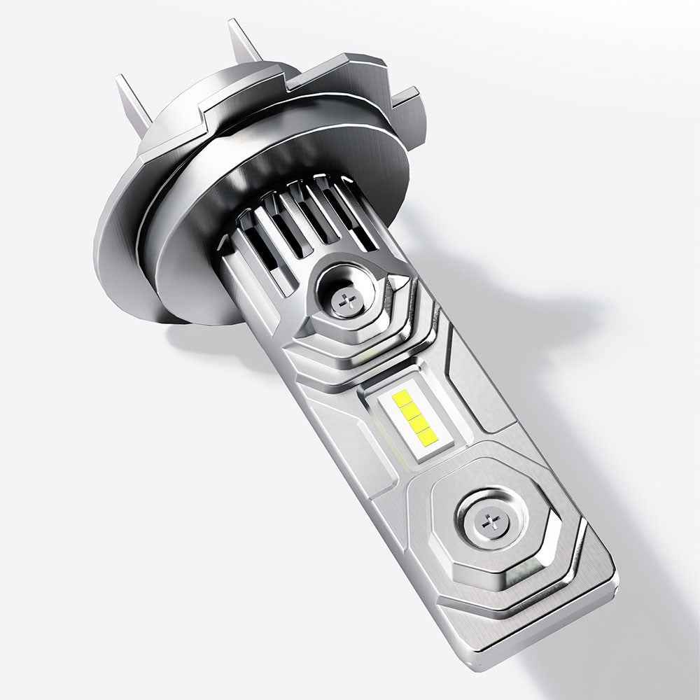HAIZG 2Pcs H7 Car LED Head Lamp Bulbs 10000LM 50W Aviation Grade Aluminum LED Headlight