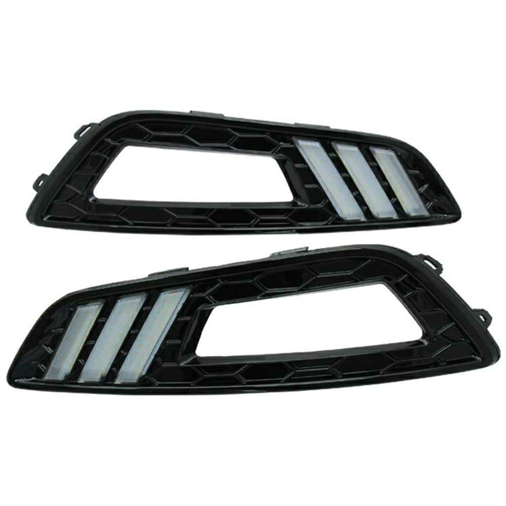 WINAUTO 1 Pair LED DRL Light for Ford All-New Focus 2015 Waterproof Car Turn Signal Lamp