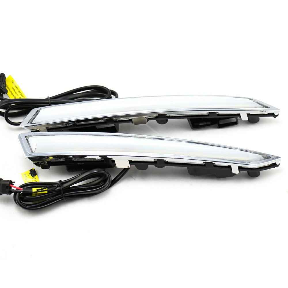WINAUTO For Ford Kuga / Escape 2013-2015 1 Pair LED DRL Light Waterproof Car Daytime Running Lamp