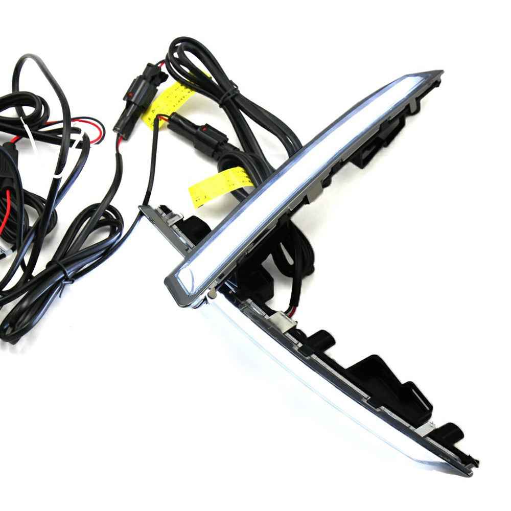 WINAUTO For Ford Kuga / Escape 2013-2015 1 Pair LED DRL Light Waterproof Car Daytime Running Lamp