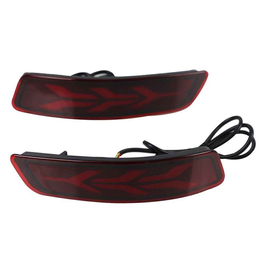 WINAUTO 2Pcs LED Rear Bumper Reflector Lights for Toyota Corolla 2014-2018 Multi-function Brake Light