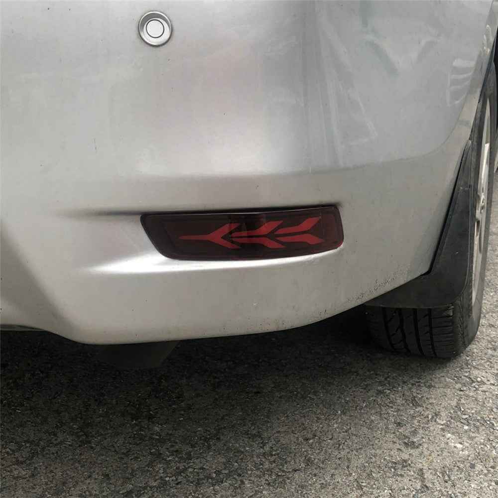 WINAUTO 2Pcs LED Rear Bumper Reflector Lights for Toyota Corolla 2014-2018 Multi-function Brake Light