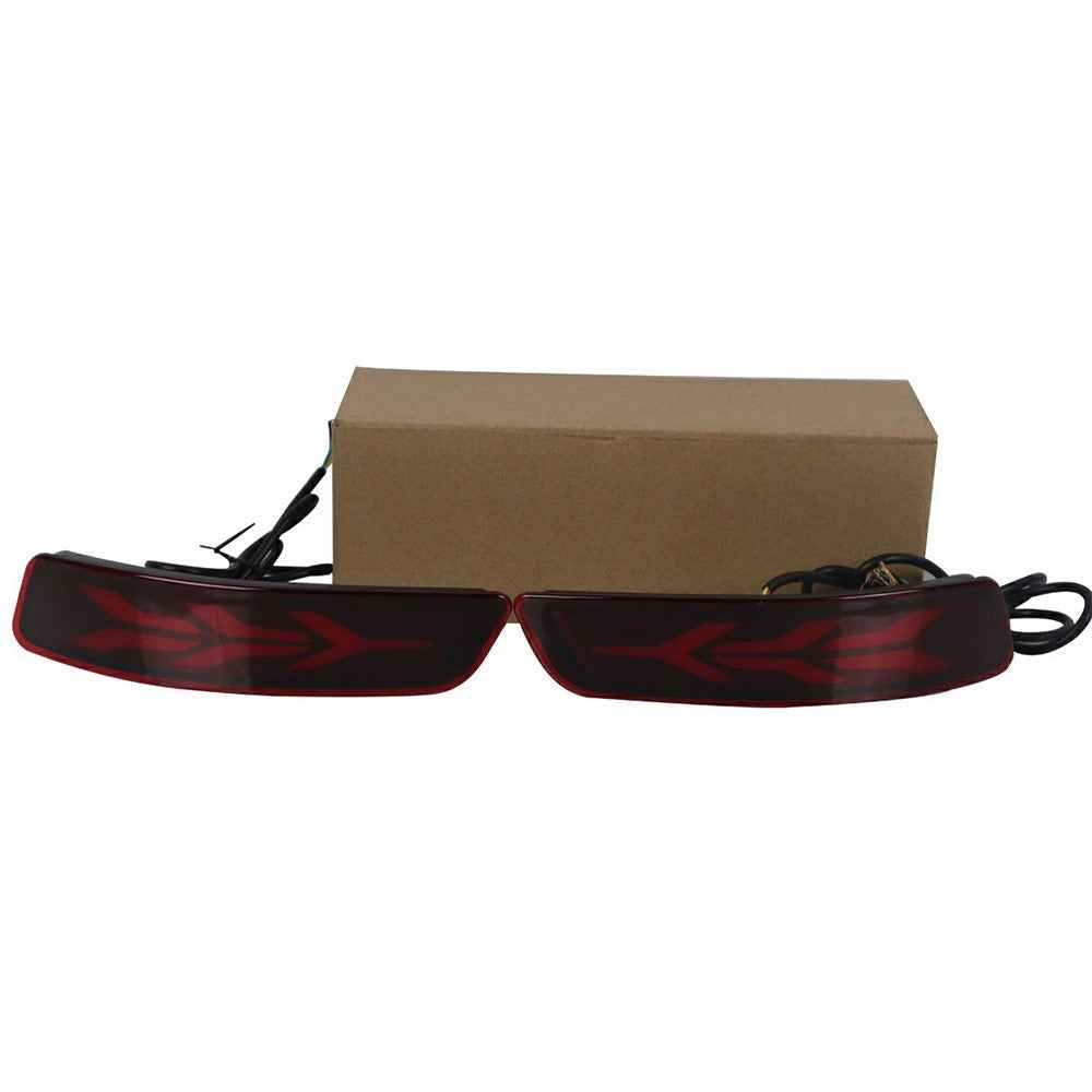 WINAUTO 2Pcs LED Rear Bumper Reflector Lights for Toyota Corolla 2014-2018 Multi-function Brake Light
