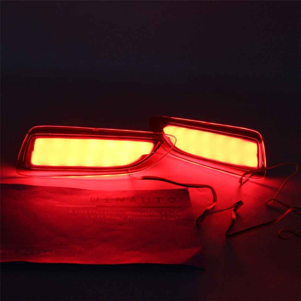 WINAUTO 2Pcs LED Rear Bumper Reflector Brake Tail Lights for Toyota Corolla 2012-2013
