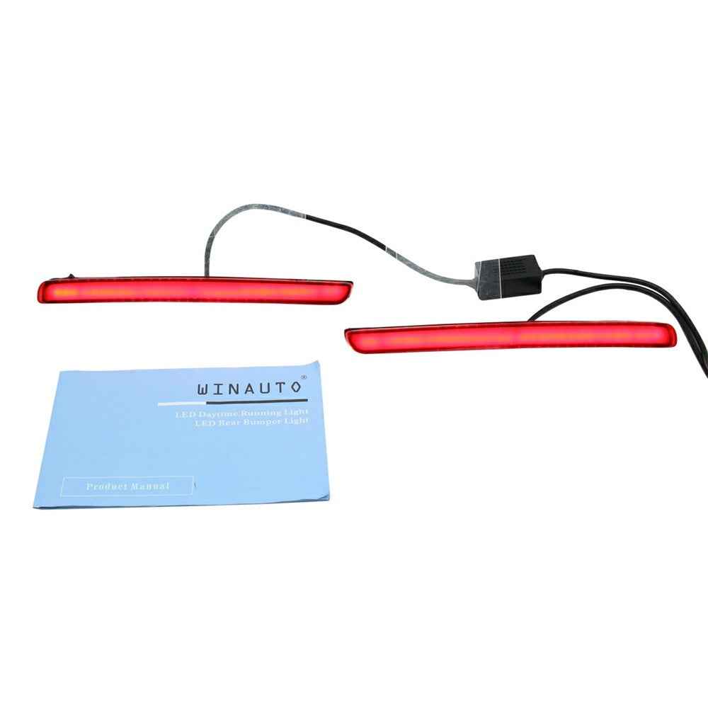 WINAUTO 2Pcs LED Bumper Reflector Lights Tail Brake Lamps for Toyota Corolla 2019-2020