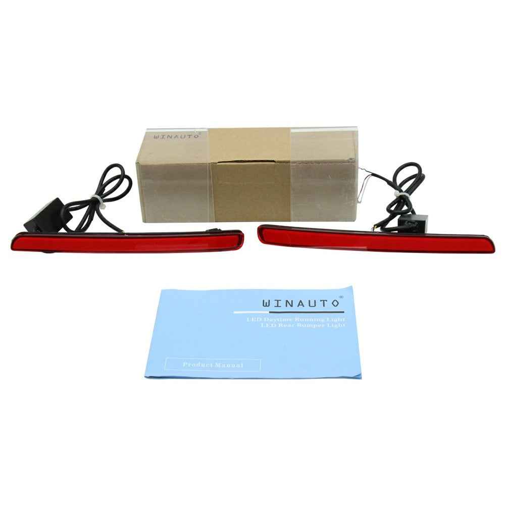 WINAUTO 2Pcs LED Bumper Reflector Lights Tail Brake Lamps for Toyota Corolla 2019-2020
