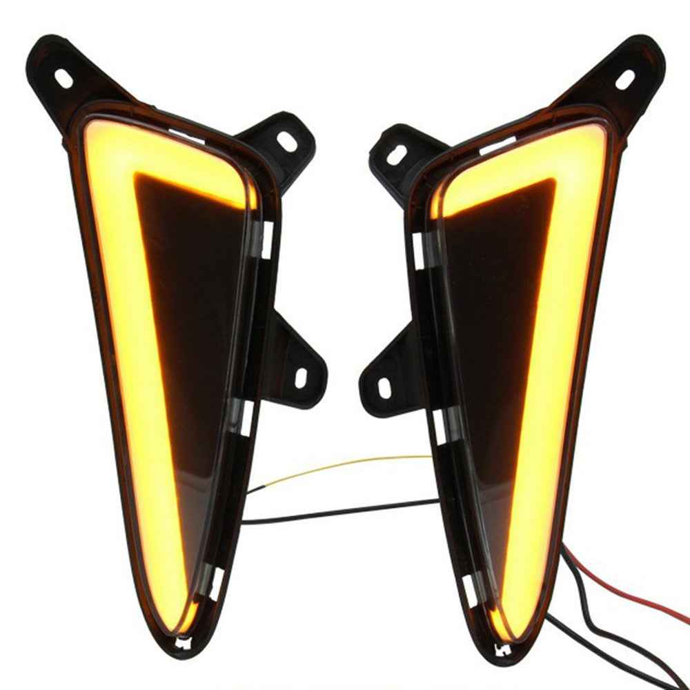 WINAUTO For TOYOTA C-HR  /  IZOA 2017-2020 1 Pair LED Daytime Running Lights Dual-Way Function Car Light