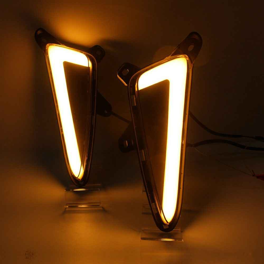 WINAUTO For TOYOTA C-HR  /  IZOA 2017-2020 1 Pair LED Daytime Running Lights Dual-Way Function Car Light