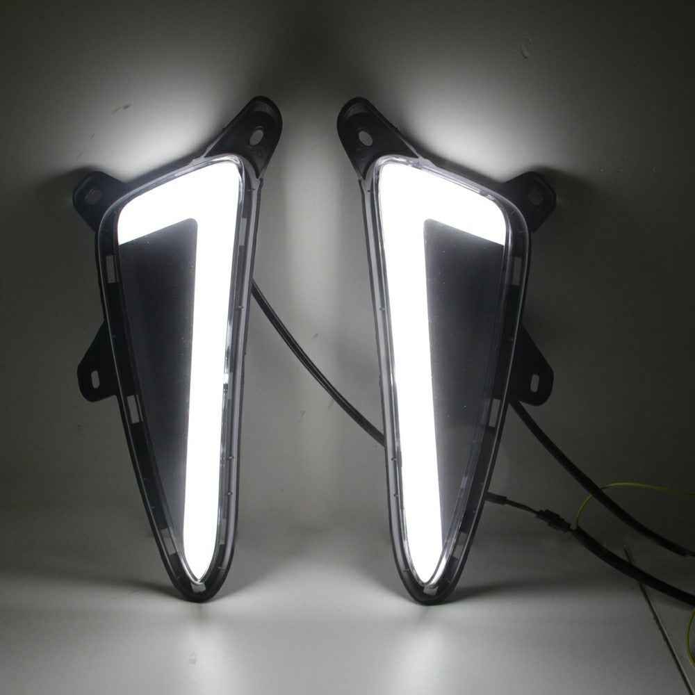 WINAUTO For TOYOTA C-HR  /  IZOA 2017-2020 1 Pair LED Daytime Running Lights Dual-Way Function Car Light