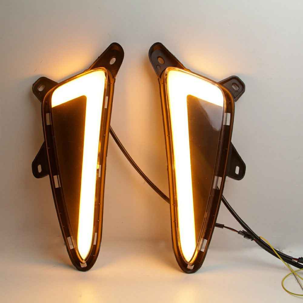 WINAUTO For TOYOTA C-HR  /  IZOA 2017-2020 1 Pair LED Daytime Running Lights Dual-Way Function Car Light