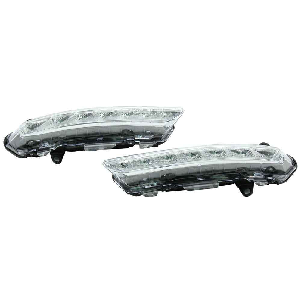 WINAUTO For C-Class W204 AMG 2008-2010 1 Pair Car DRL Light LED Daytime Running Lamp