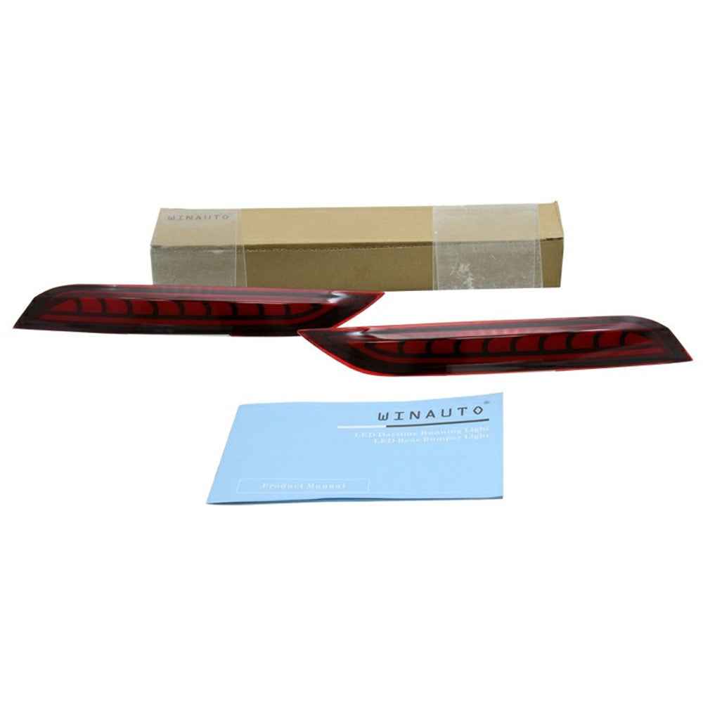 WINAUTO 1 Pair LED Rear Bumper Light for Polo 2014-2018 Turn Signal Brake Lamp