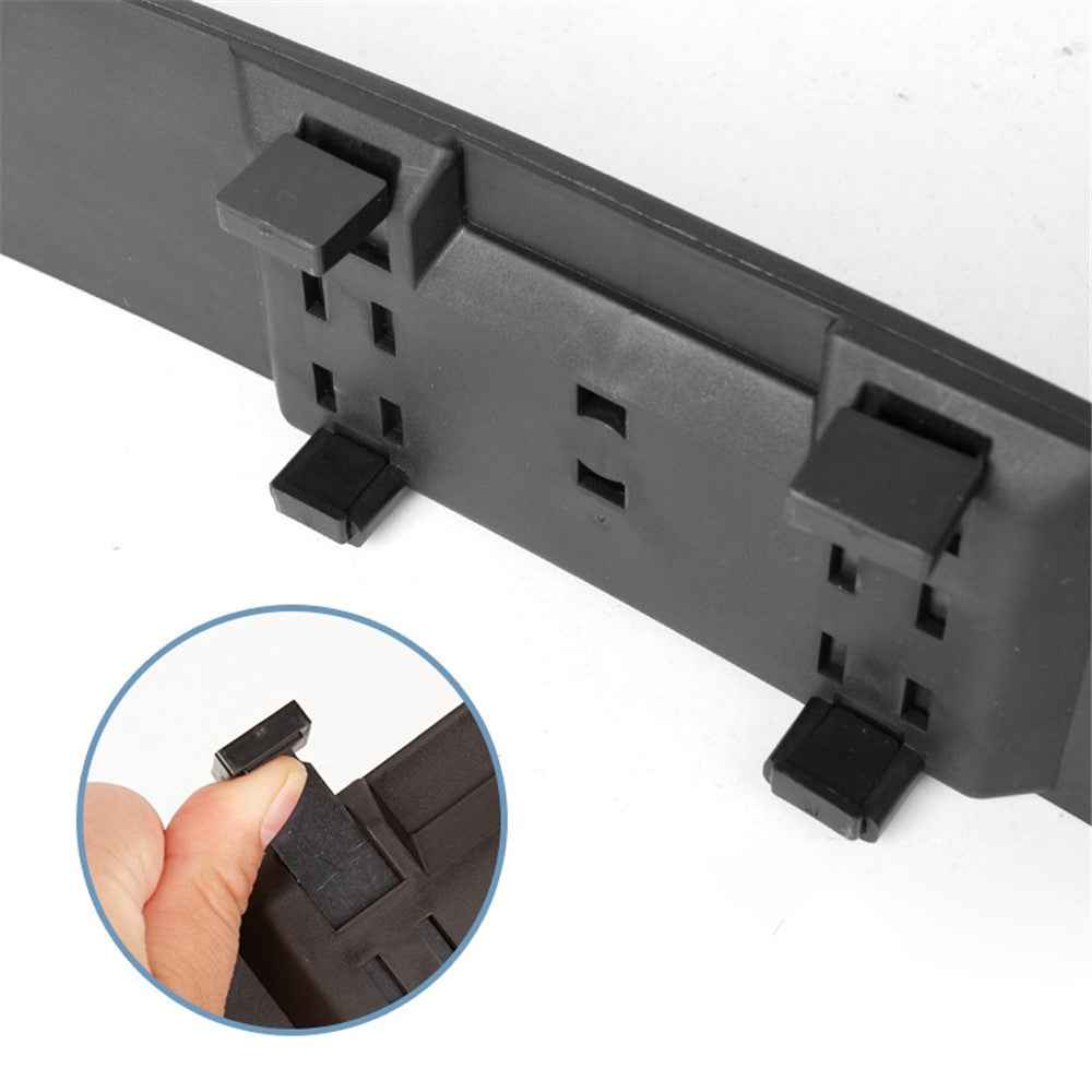 BY-1344 ABS+Glass Car Interior Anti-glare Wide Angle Curved Rearview Mirror Reversing Auxiliary Mirror