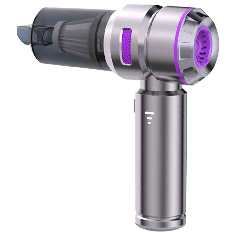 ST-6659 Brushless Motor Rechargeable Car Vacuum Cleaner Multifunction Handheld Car Home Cleaning Tool - Purple