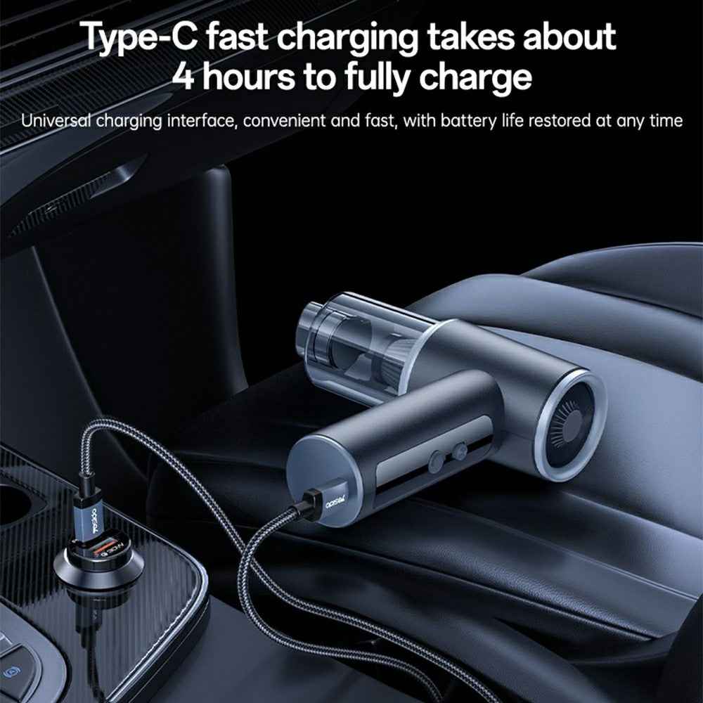 YESIDO VC15 Cordless Car Vacuum Cleaner with LED Display 100 Speeds Adjustable 10000Pa Powerful Suction Dust Blower