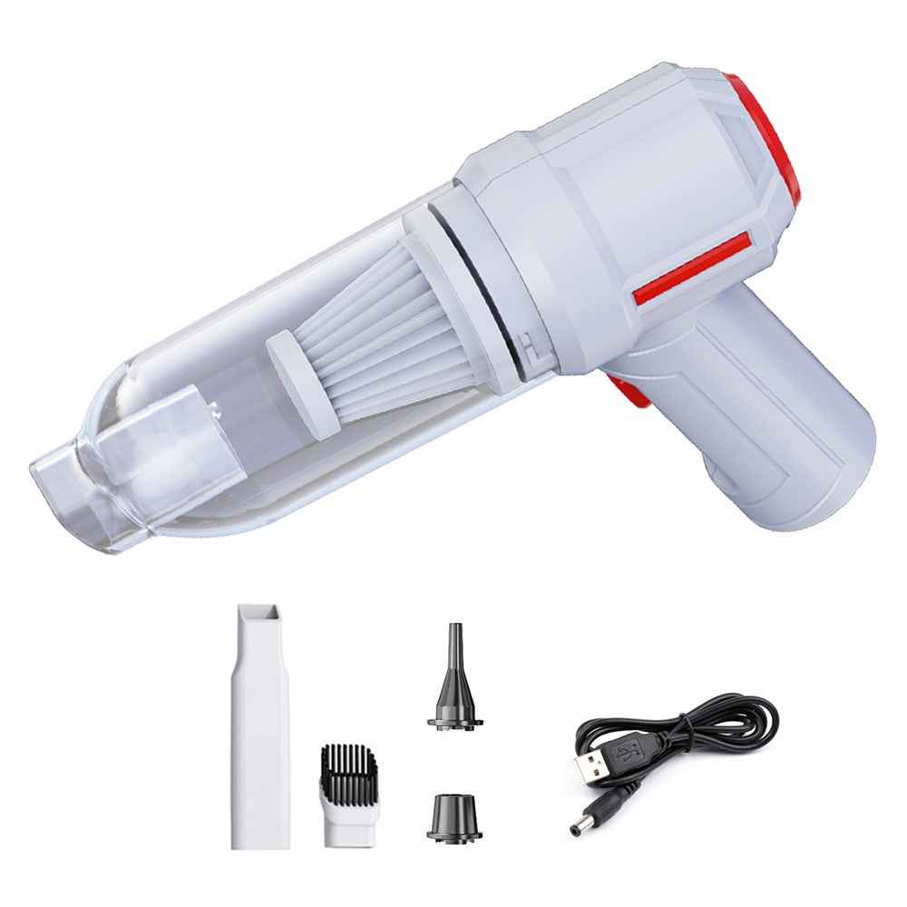 SUITU ST-6629 Handheld Vacuum Car Vacuum Cleaner Cordless Portable Rechargeable Air Duster - White