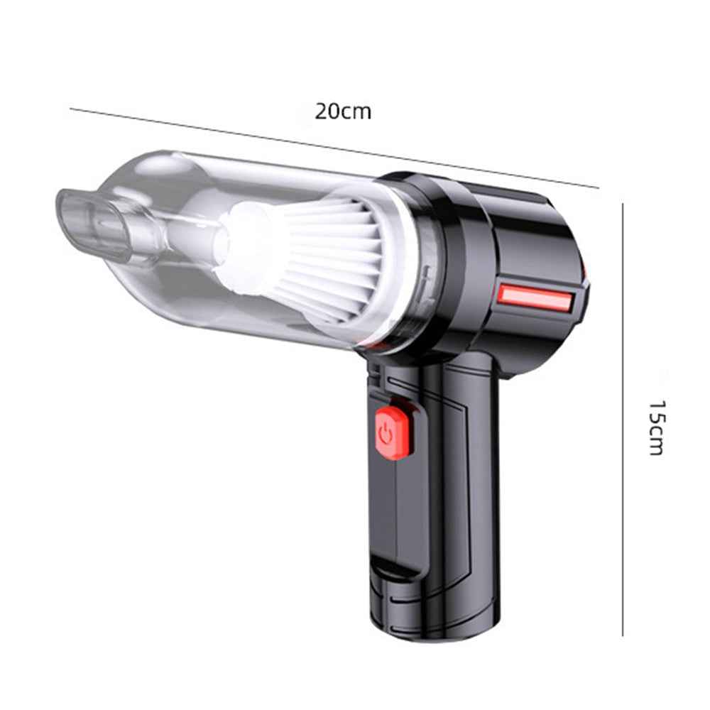 SUITU ST-6629 Cordless Handheld Vacuum Car Vacuum Cleaner Mini Rechargeable Dustbuster with Base - White