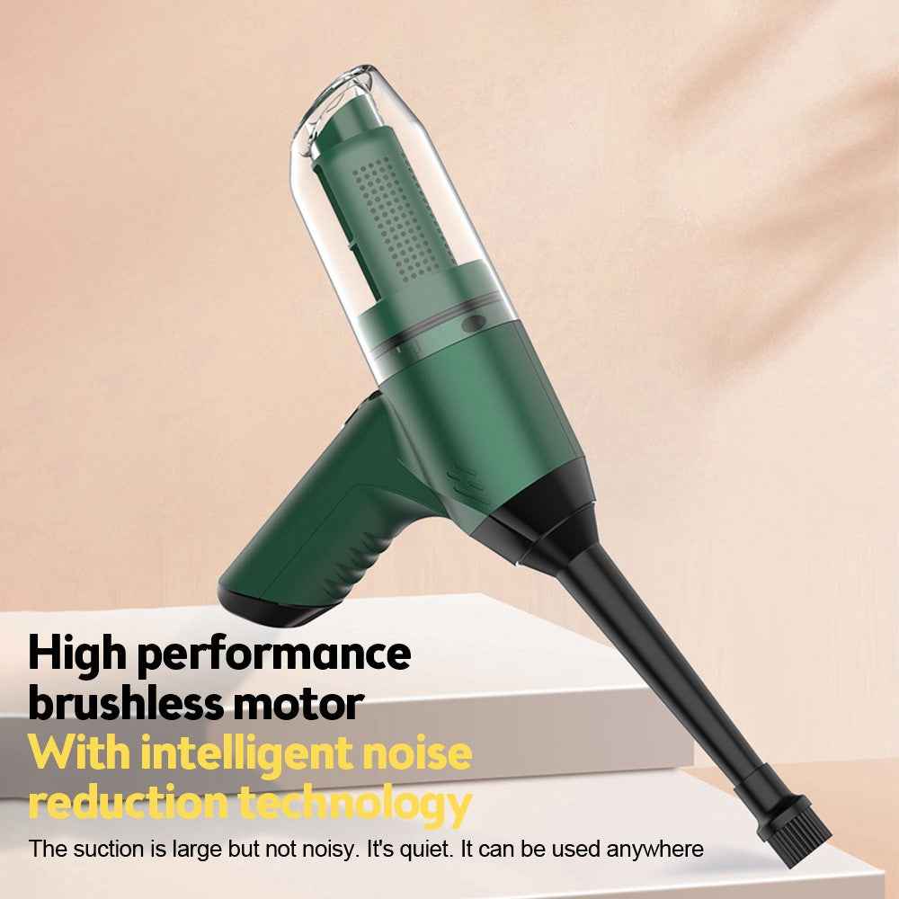 SUITU ST-6617Pro Brushless Motor Cordless Handheld Vacuum Cleaner for Car Home Cleaning - Green