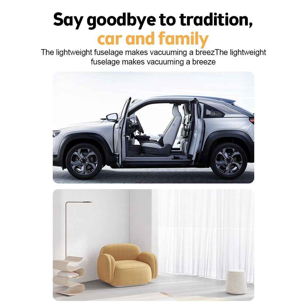 SUITU ST-6617Pro Brushless Motor Cordless Handheld Vacuum Cleaner for Car Home Cleaning - Green