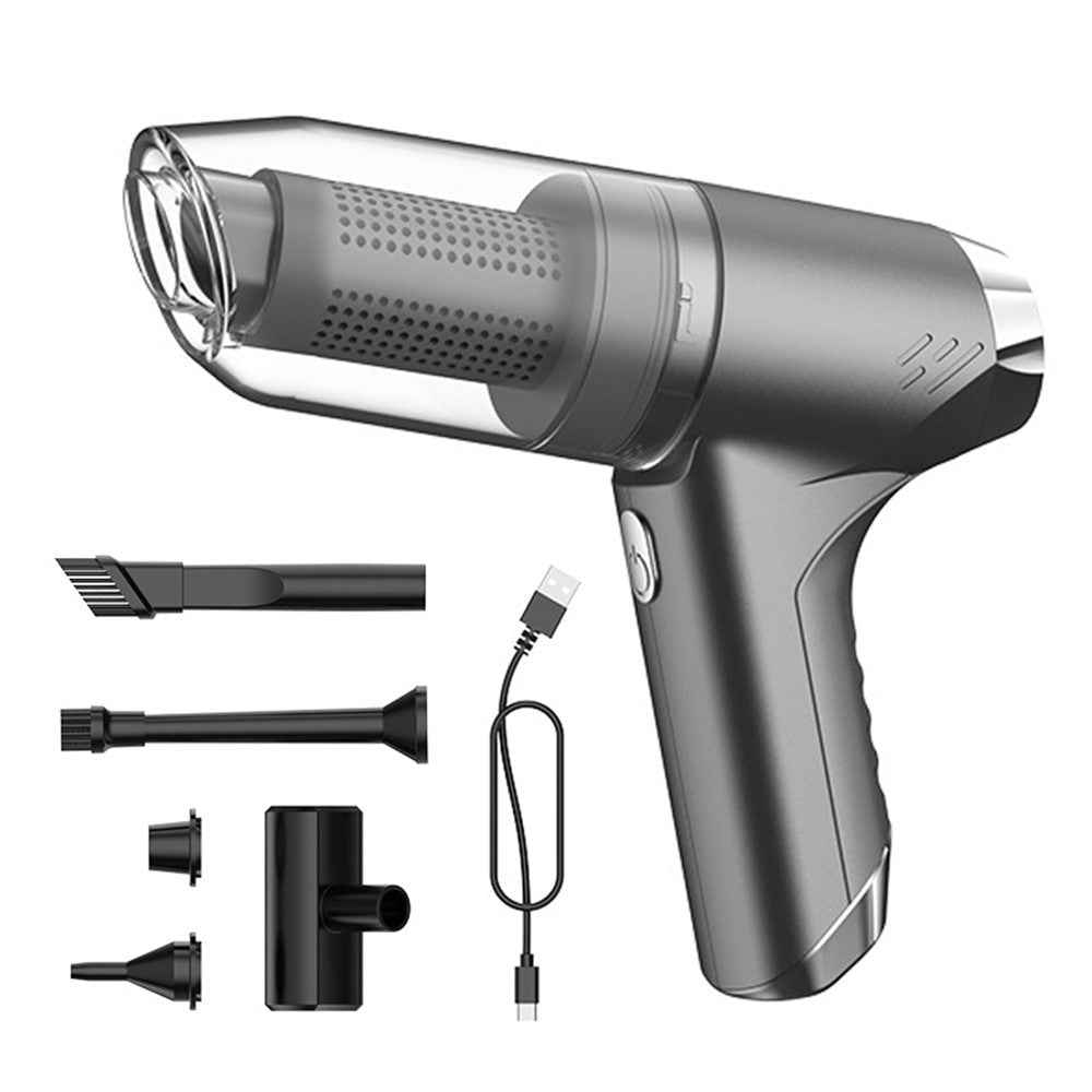 SUITU ST-6671ProG Two Gears Brushless Motor Cordless Handheld Vacuum Cleaner for Car Home Cleaning - Grey
