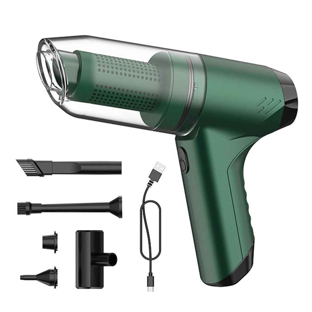 SUITU ST-6671ProG Two Gears Brushless Motor Cordless Handheld Vacuum Cleaner for Car Home Cleaning - Green