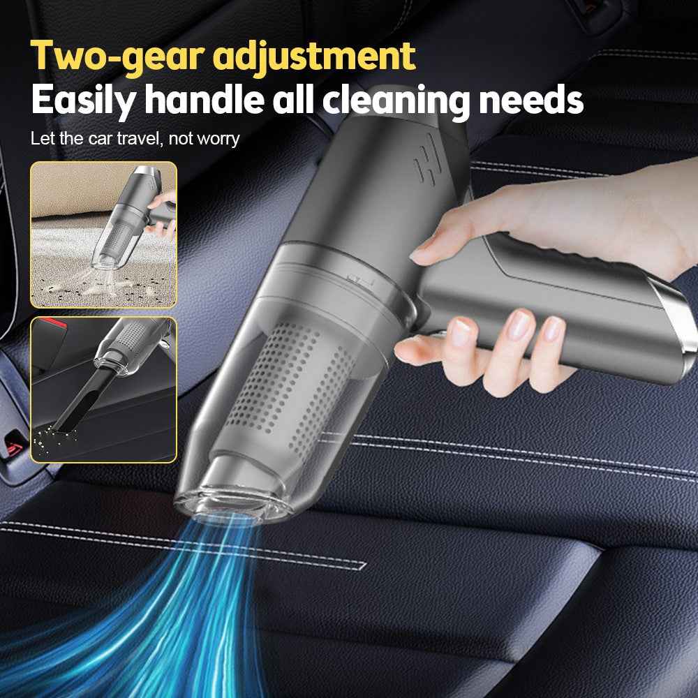 SUITU ST-6617CG Brush Motor Handheld Vacuum Cleaner Two Gears Car Home Cleaning Supplies - Black