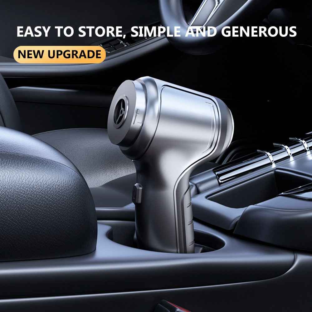 SUITU ST-6645 High Power Car Home Handheld Vacuum Cleaner Wireless Rechargeable ABS Vacuum Cleaner - Black
