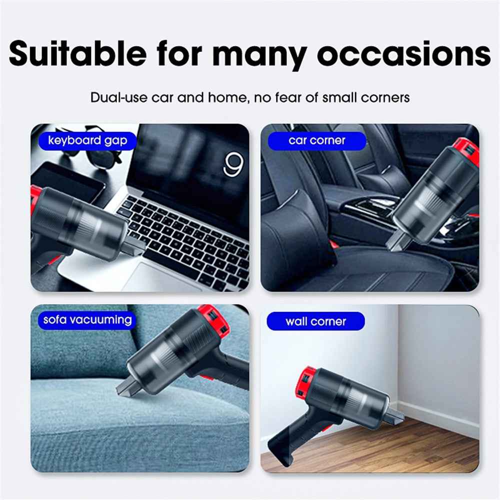 CARSUN C3088 Rechargeable Car Home Handheld Vacuum Cleaner High Power Wireless Vacuum Cleaner