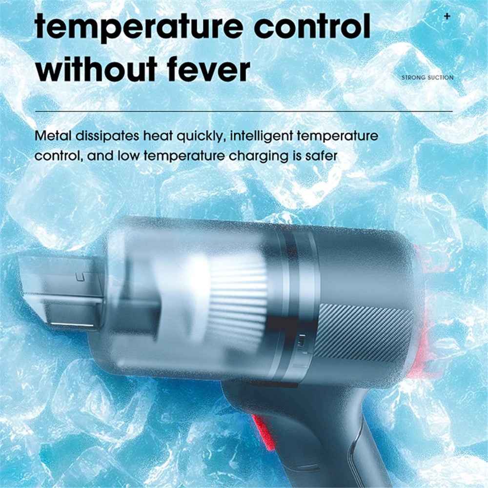 CARSUN C3088 12V Car Cigarette Lighter Plug Handheld Vacuum Cleaner High Power Car Cleaning Tool