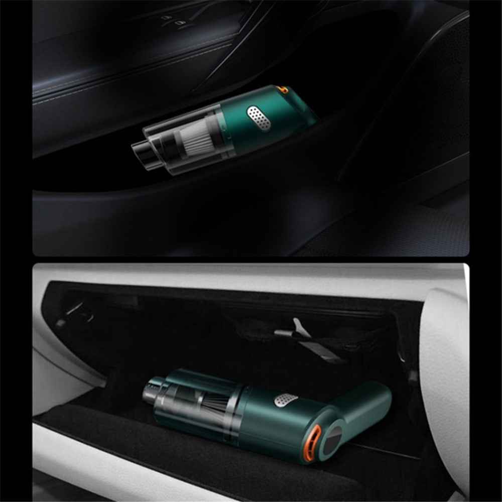 KBN-010 10000Pa Powerful Car Cordless Vacuum Cleaner Handheld Cleaning Tool - Black